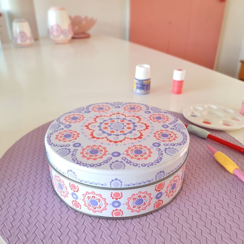 Patroon Dots of Sharing + 15 kleurencombinaties