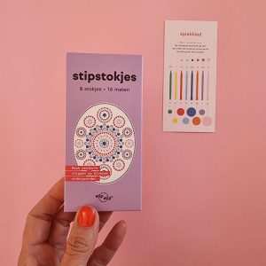 NIEUW: doosje voor complete set Stipstijl stipstokjes