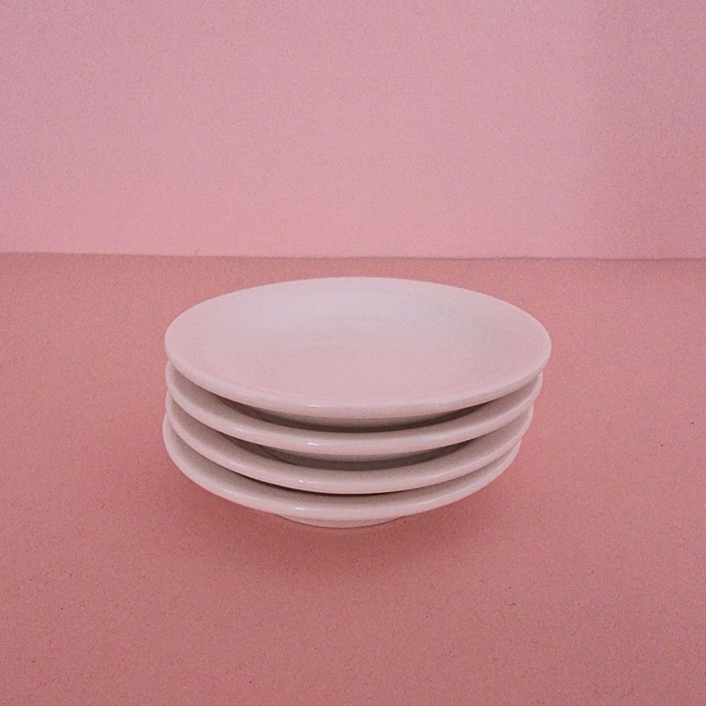 Rond wit tipje Ø 8.5 cm - set van 4 - Afbeelding 3