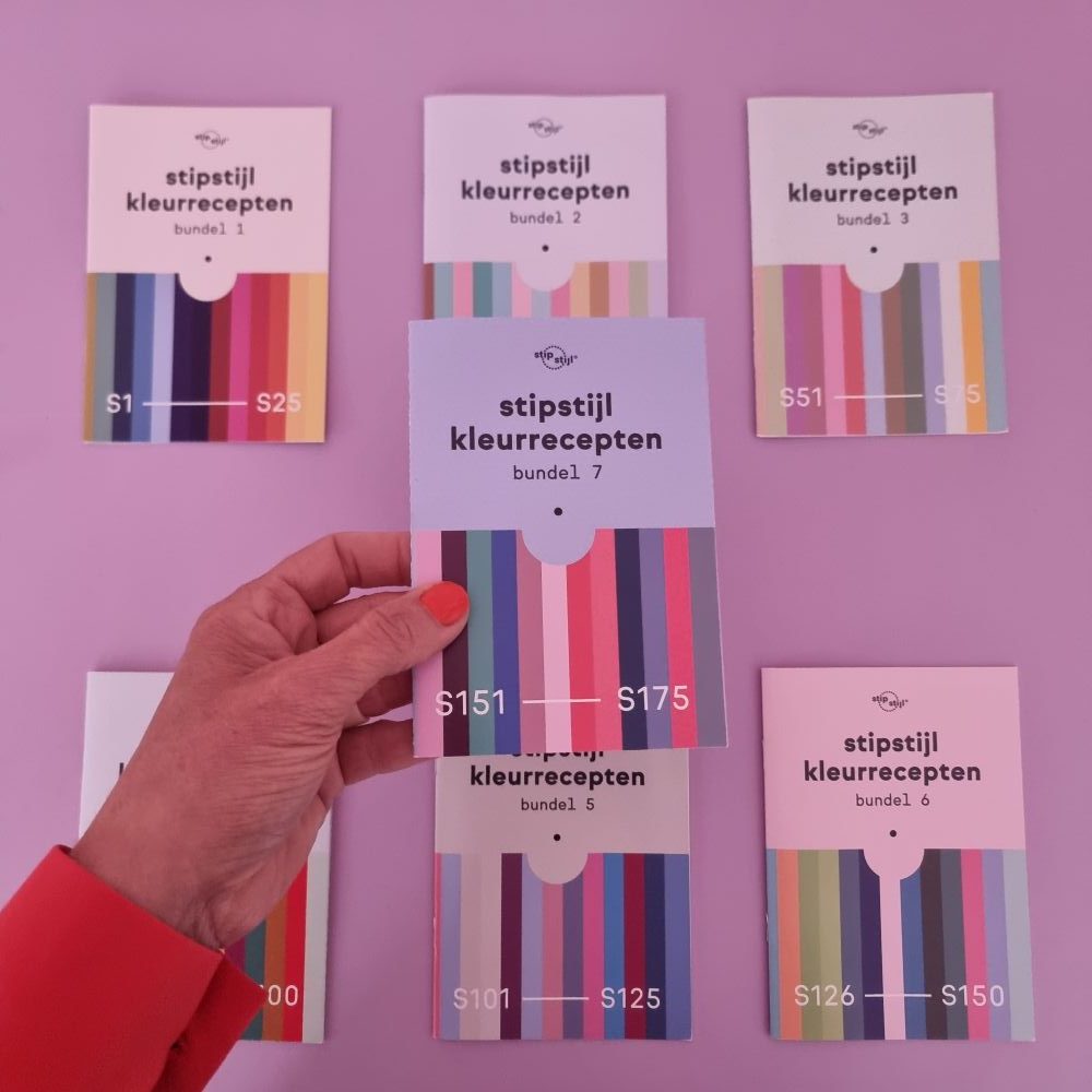 NIEUW: Stipstijl kleurrecepten - bundel 7 - Afbeelding 4