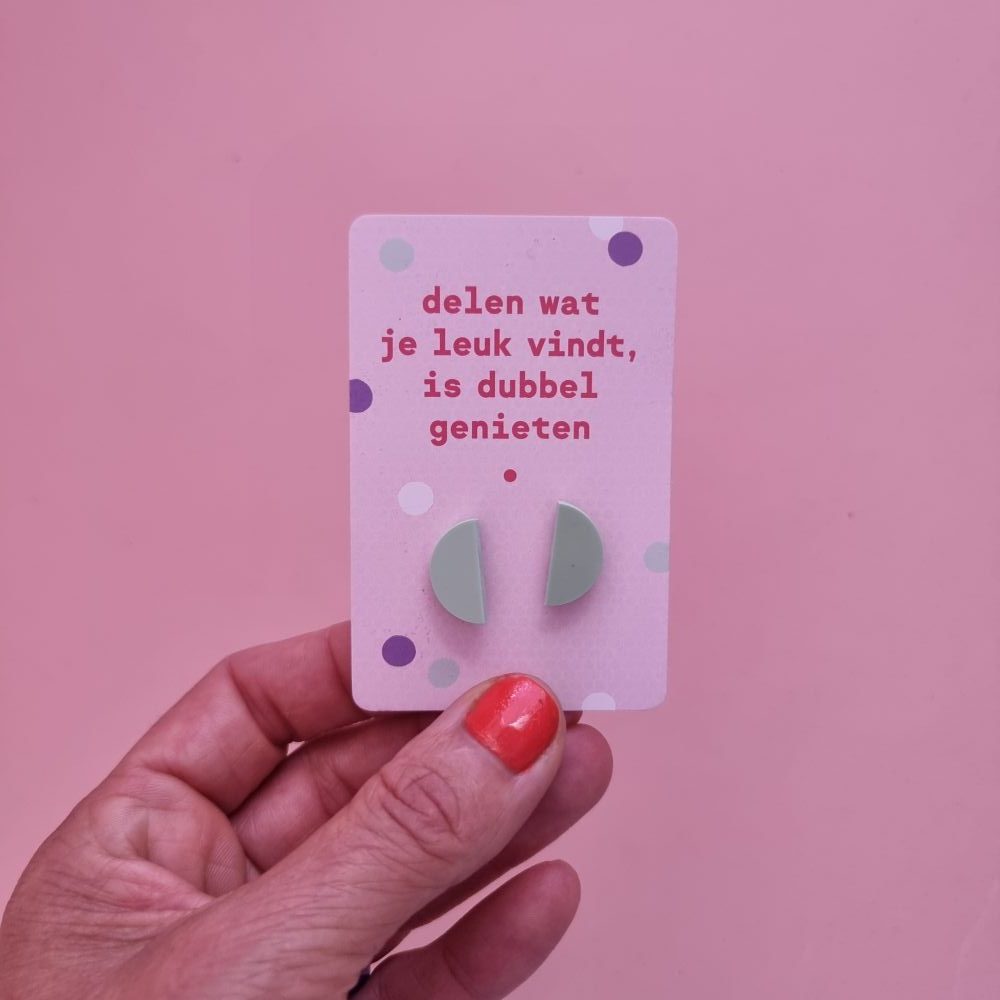 Stipstijl broche Dot (op = op) - Afbeelding 4