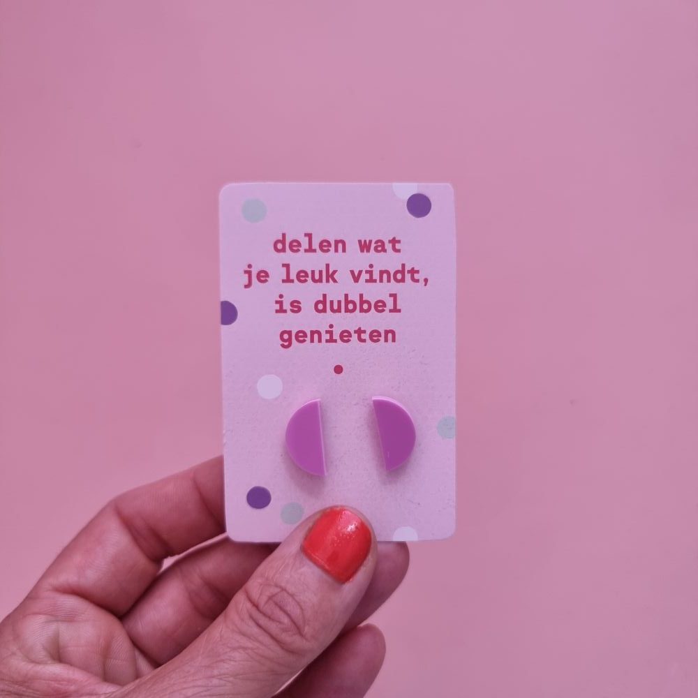 Stipstijl broche Dot (op = op) - Afbeelding 3