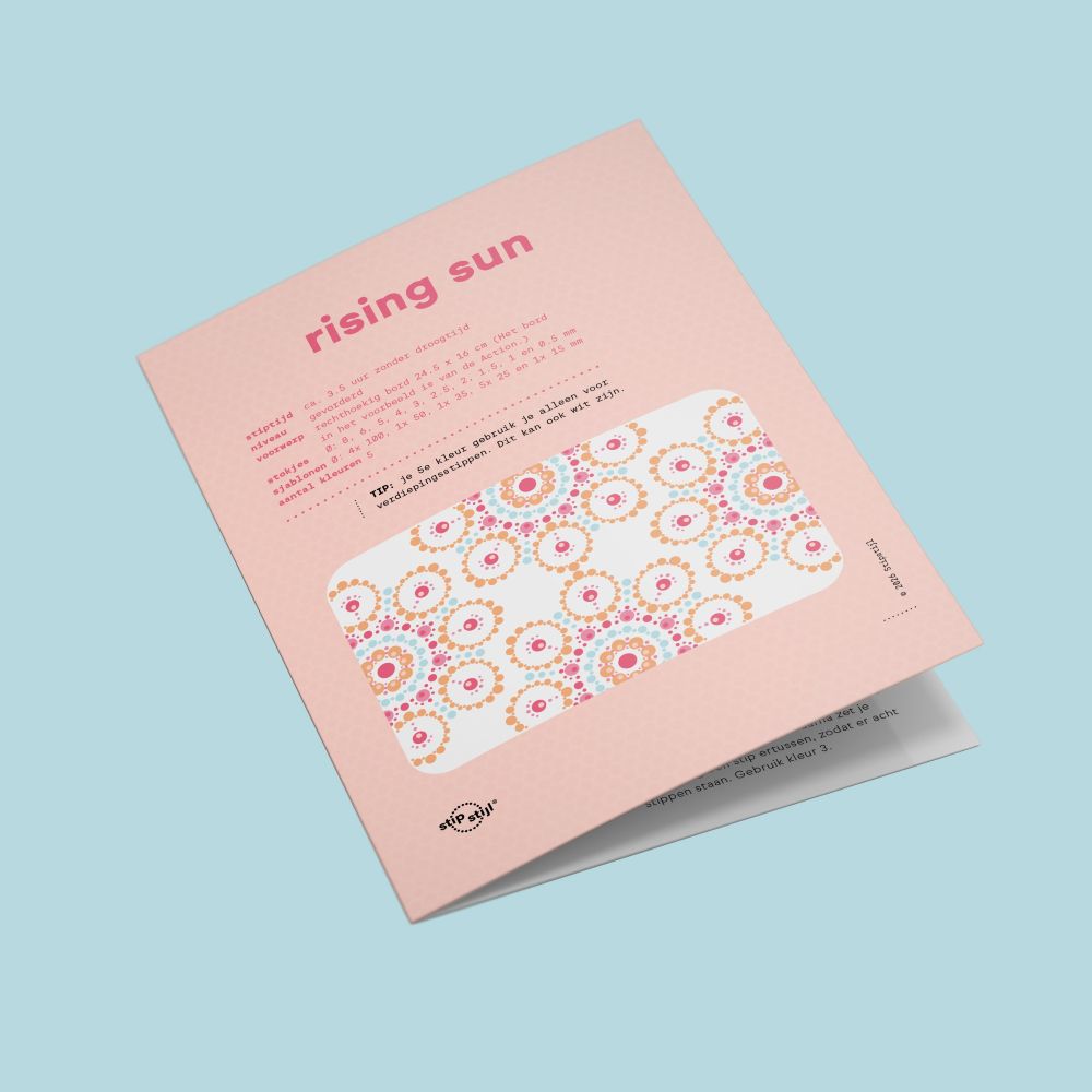 NIEUW: patroon Rising Sun - Afbeelding 4