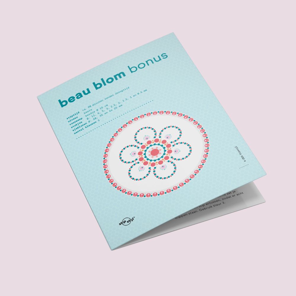Patroon Beau Blom Bonus - Afbeelding 2